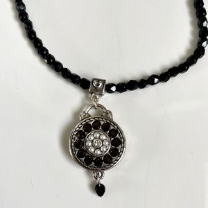 Brighton Black Beaded Necklace